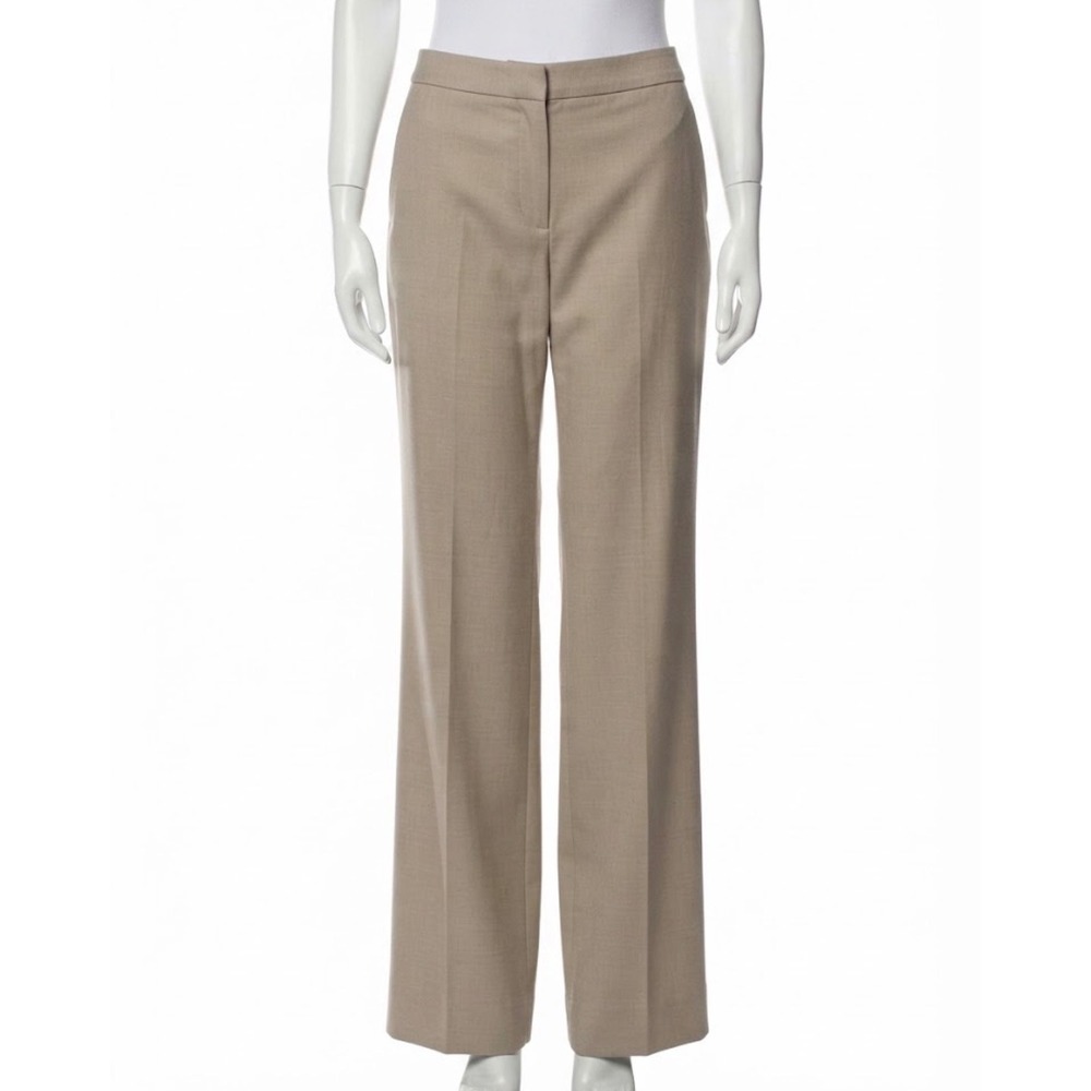Banana Republic Straight Trouser Tan Beige Office Siren Dress Pants Size 10